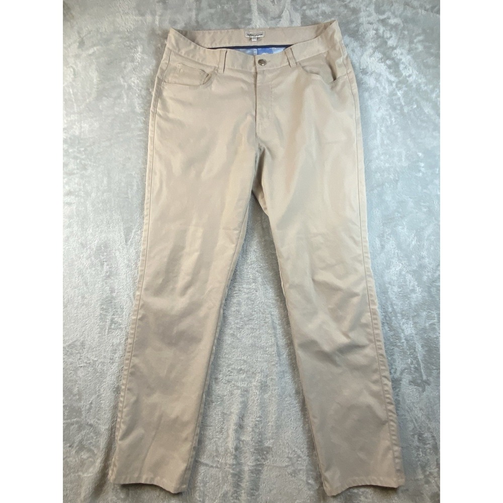 Peter‎ Millar Crown Sport Performance Pants 35x34 Khaki Golf Travel